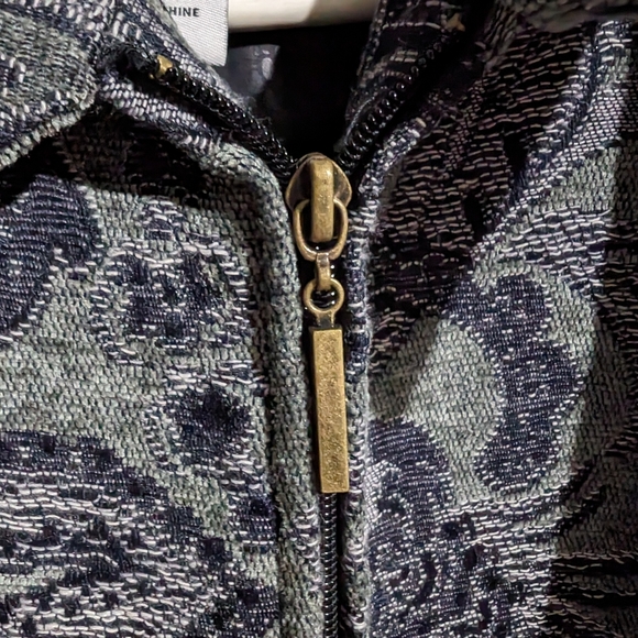 Vintage Lana Lee Tapestry zip up blazer size 14 - Picture 5 of 10